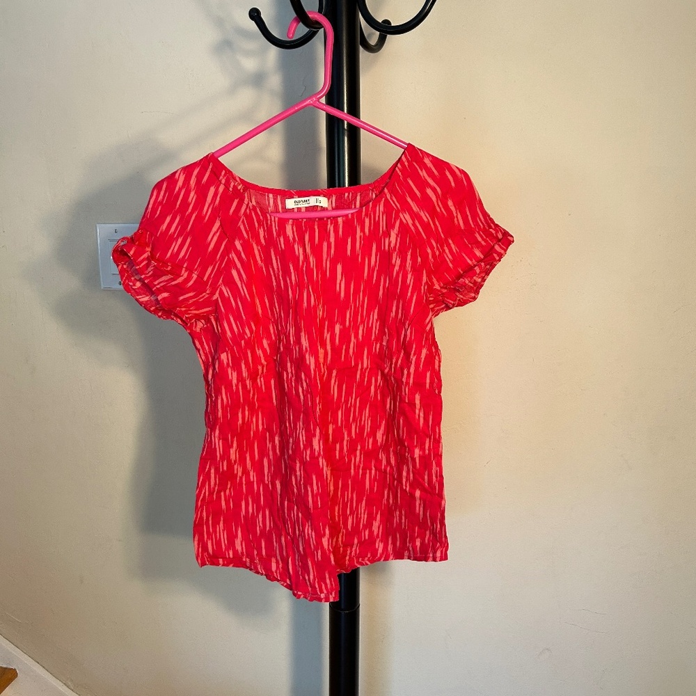 Extra Lightweight Breathable 100% Soft Cotton Short Sleeve Blouse